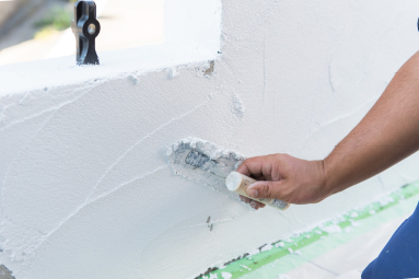 漆喰や珪藻土の良さを併せ持った、自然素材で体に優しい塗り壁材です。