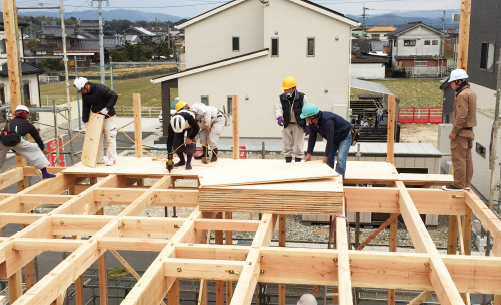 リーベンホームの施工実例 | 現場の進捗レポート